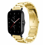 Strap-it® Strap-it Amazfit GTS 2 stalen band (goud)
