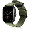 Strap-it® Strap-it Amazfit GTS 2 nylon gesp band (groen) Strap-it® Strap-it Amazfit GTS 2 nylon gesp band (groen)