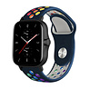 Strap-it® Strap-it Amazfit GTS 2 sport band (donkerblauw/kleurrijk) Strap-it® Strap-it Amazfit GTS 2 sport band (donkerblauw/kleurrijk)