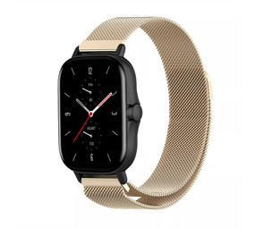 Strap-it® Amazfit GTS 2 Milanese band (champagne)