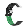 Strap-it® Strap-it Amazfit GTS 3 triple sport band (zwart-wit-groen) Strap-it® Strap-it Amazfit GTS 3 triple sport band (zwart-wit-groen)