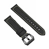 Strap-it® Strap-it Amazfit GTS 3 leren bandje (zwart) Strap-it® Strap-it Amazfit GTS 3 leren bandje (zwart)