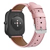 Strap-it® Strap-it Amazfit GTS 3 bandje leer (roze) Strap-it® Strap-it Amazfit GTS 3 bandje leer (roze)