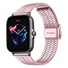 Strap-it® Strap-it Amazfit GTS 3 roestvrij stalen band (rosé pink) Strap-it® Strap-it Amazfit GTS 3 roestvrij stalen band (rosé pink)