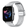 Strap-it® Strap-it Amazfit GTS 3 roestvrij stalen band (zilver) Strap-it® Strap-it Amazfit GTS 3 roestvrij stalen band (zilver)