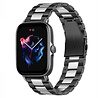 Strap-it® Strap-it Amazfit GTS 3 stalen band (zwart/zilver) Strap-it® Strap-it Amazfit GTS 3 stalen band (zwart/zilver)