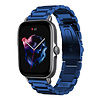Strap-it® Strap-it Amazfit GTS 3 stalen band (blauw) Strap-it® Strap-it Amazfit GTS 3 stalen band (blauw)