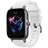 Strap-it® Strap-it Amazfit GTS 3 siliconen bandje (wit) Strap-it® Strap-it Amazfit GTS 3 siliconen bandje (wit)