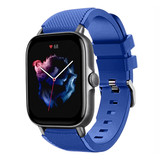 Strap-it® Amazfit GTS 3 siliconen bandje (blauw)