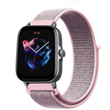 Strap-it® Amazfit GTS 3 nylon bandje (pink sand)