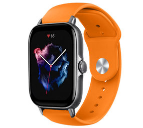 Strap-it® Amazfit GTS 3 sport band (oranje) Strap-it® Amazfit GTS 3 sport band (oranje)