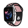Strap-it® Strap-it Amazfit GTS 3 sport band (zwart/roze) Strap-it® Strap-it Amazfit GTS 3 sport band (zwart/roze)