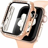 Strap-it® Strap-it Apple Watch Diamond PC hard case (rosé goud) Strap-it® Strap-it Apple Watch Diamond PC hard case (rosé goud)