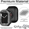 Strap-it® Strap-it Apple Watch 7 Diamond PC hard case 45mm (zwart) Strap-it® Strap-it Apple Watch 7 Diamond PC hard case 45mm (zwart)
