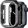 Strap-it® Strap-it Apple Watch 7 Diamond PC hard case 45mm (zwart) Strap-it® Strap-it Apple Watch 7 Diamond PC hard case 45mm (zwart)