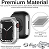Strap-it® Strap-it Apple Watch 7 Diamond PC hard case 45mm (zilver) Strap-it® Strap-it Apple Watch 7 Diamond PC hard case 45mm (zilver)