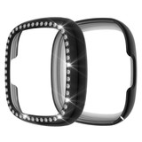 Strap-it® Fitbit Versa 3 Diamond PC hard case (zwart)