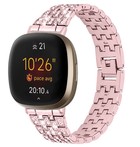 Strap-it® Strap-it Pink Diamond Fitbit Versa 3 bandje