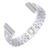 Strap-it® Strap-it Silver Diamond Fitbit Sense bandje Strap-it® Strap-it Silver Diamond Fitbit Sense bandje