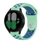 Strap-it® Strap-it Samsung Galaxy Watch 4 - 40mm sport band (aqua/blauw)