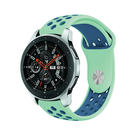 Strap-it® Strap-it Samsung Galaxy Watch sport band 46mm (aqua/blauw)