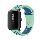 Strap-it® Xiaomi Amazfit Bip sport band (aqua/blauw)