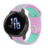 Strap-it® Garmin Venu 2s sport bandje - 40mm - roze/aqua