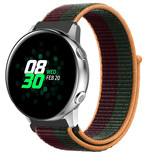 Strap-it® Samsung Galaxy Watch Active nylon band (dark cherry)