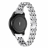 Strap-it® Strap-it Silver Diamond Samsung Galaxy Watch 42mm bandje Strap-it® Strap-it Silver Diamond Samsung Galaxy Watch 42mm bandje