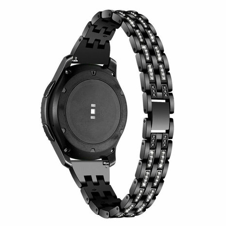 Strap-it® Strap-it Black Diamond Samsung Galaxy Watch Active bandje