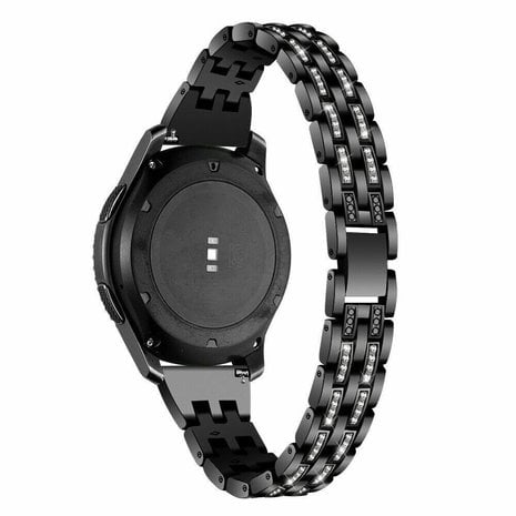 Strap-it® Strap-it Black Diamond Samsung Gear S3 bandje