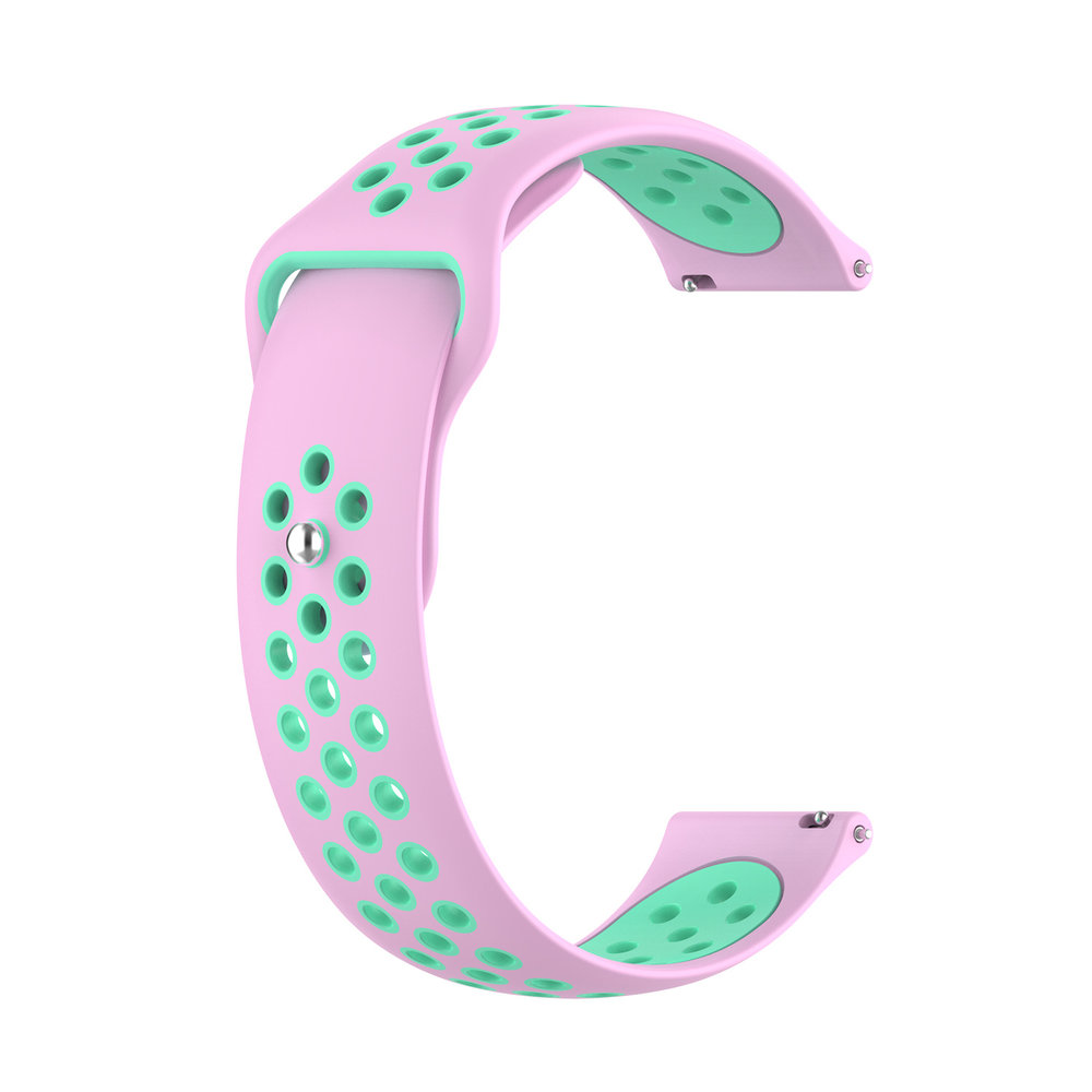 Strap-it® Strap-it Huawei Watch 3 (Pro) sport band (roze/aqua)