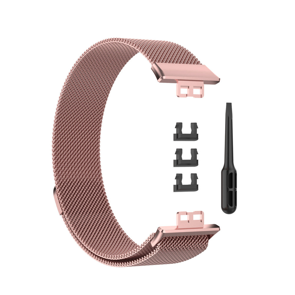 Strap-it® Strap-it Huawei Watch Fit Milanese band (rosé pink)