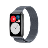 Strap-it® Huawei Watch Fit Milanese band (space grey) Strap-it® Huawei Watch Fit Milanese band (space grey)