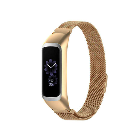 Strap-it® Strap-it Samsung Galaxy Fit 2 Milanese band (rosé goud)
