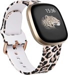 Strap-it® Strap-it Lucky Leopard Fitbit Versa 3 bandje