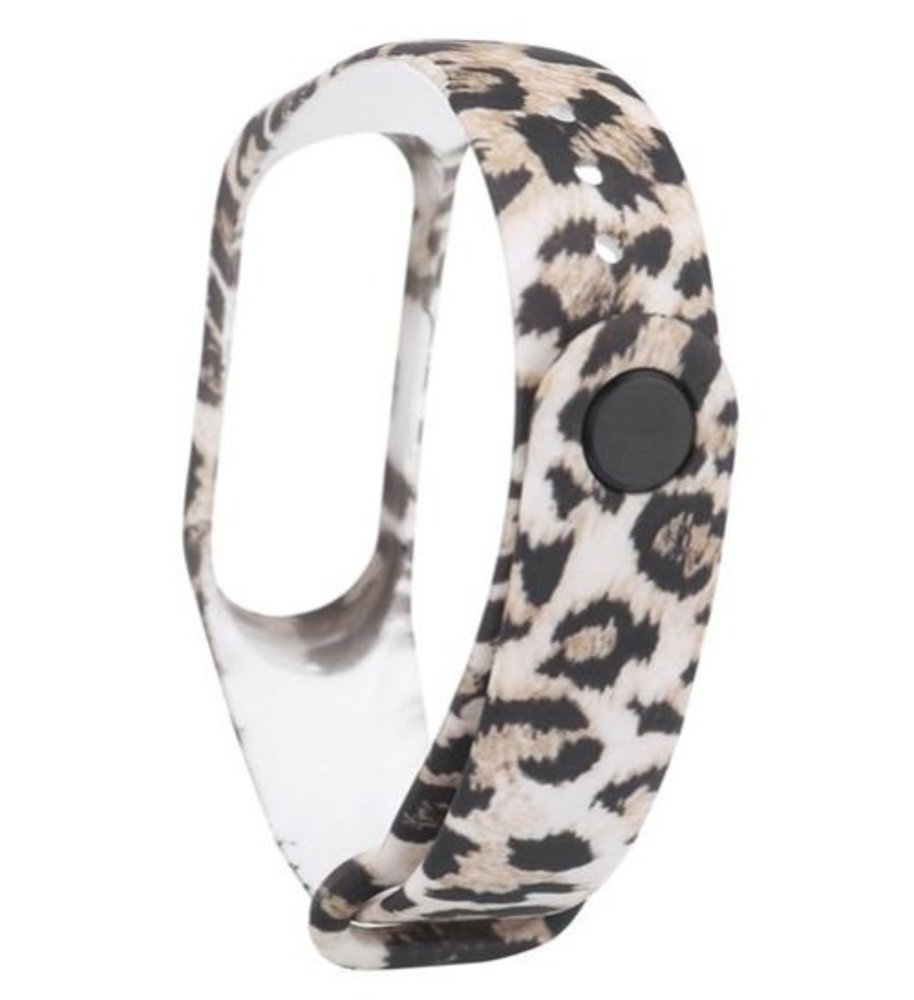 Strap-it® Strap-it Lucky Leopard Xiaomi Mi Band 5 / 6 bandje