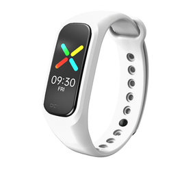 Strap-it® Oppo band siliconen bandje (wit)