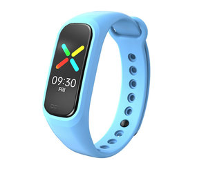 Strap-it® Oppo band siliconen bandje (lichtblauw)