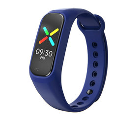 Strap-it® Oppo band siliconen bandje (donkerblauw)