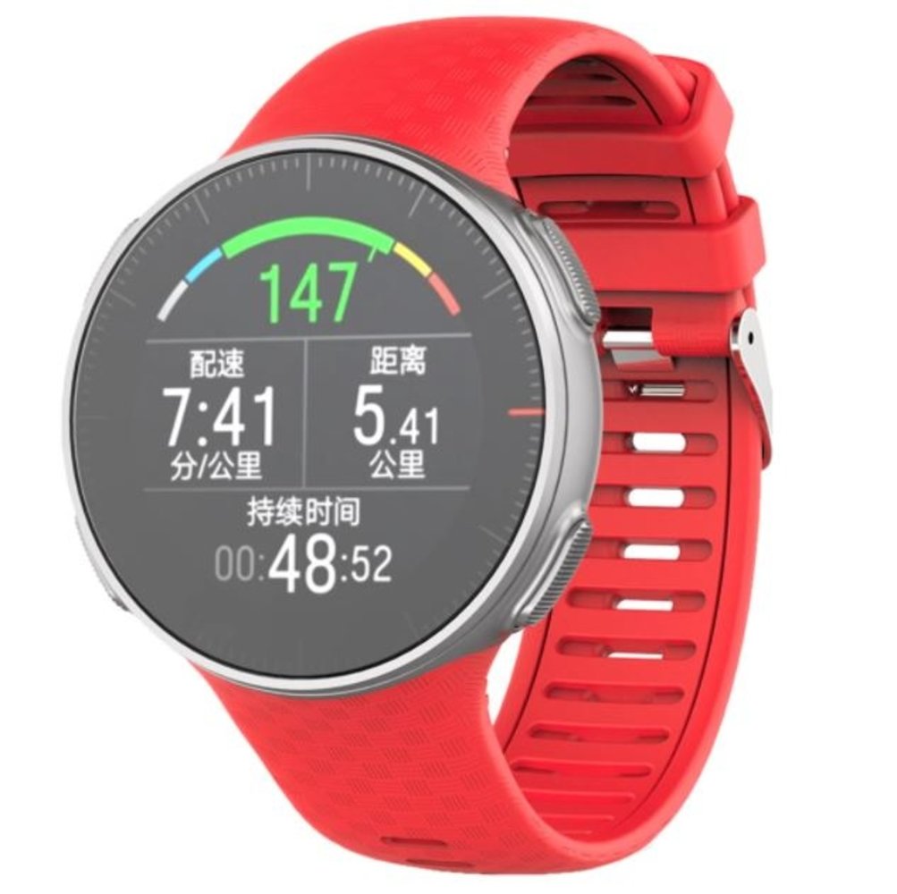 Strap-it® Strap-it Polar Vantage V siliconen bandje (rood)