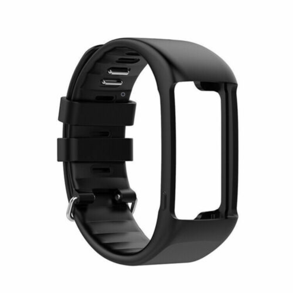 Strap-it® Strap-it Polar A360 / A370 siliconen bandje (zwart)