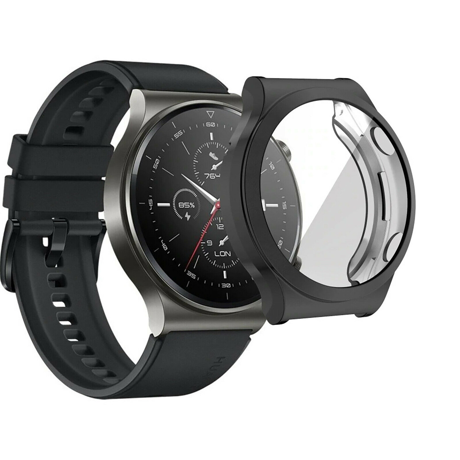 Strap it Strap it Huawei Watch GT 2 Pro TPU case zwart