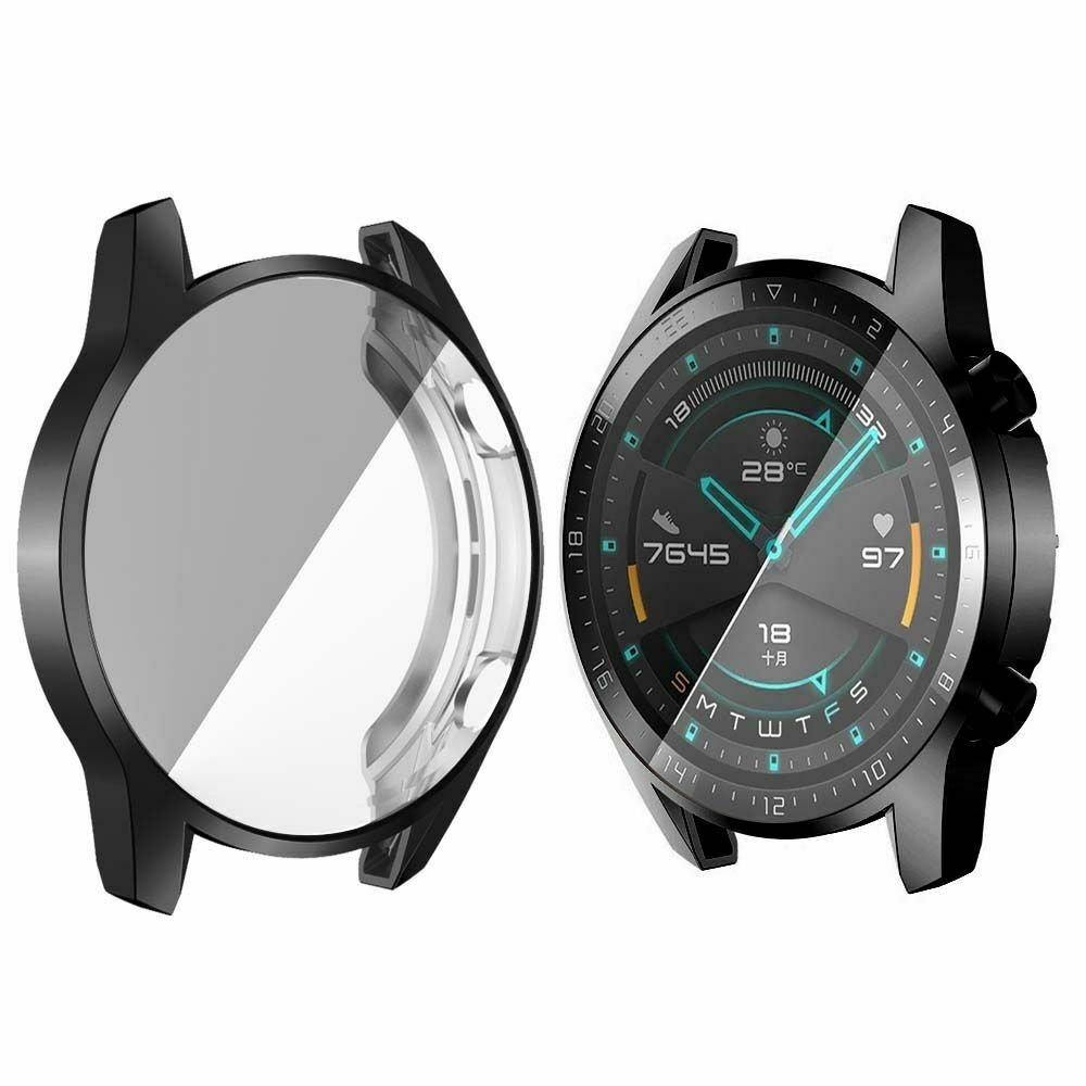 Strap-it® Strap-it Huawei Watch GT 2 46mm TPU case (zwart)