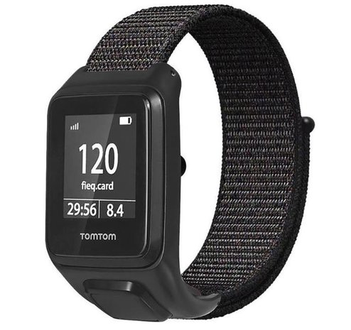 Strap-it® Strap-it TomTom Adventurer nylon bandje (zwart)