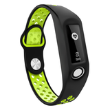 Strap-it® TomTom Touch sport bandje (zwart/groen)