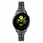 Strap-it® Strap-it Black Diamond Samsung Galaxy Watch Active bandje