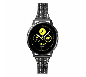 Strap-it® Black Diamond Samsung Galaxy Watch Active bandje