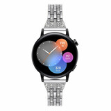 Strap-it® Silver Diamond Huawei Watch GT 3 42mm bandje