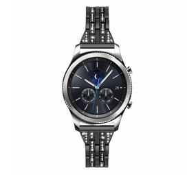 Strap-it® Black Diamond Samsung Gear S3 bandje